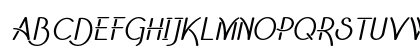 Catalina Bold Italic Uppercase Preview