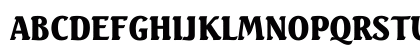 CeeDeeBee Regular Uppercase Preview