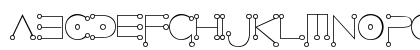 Celestial Regular Uppercase Preview