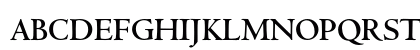 Centaur MT Std Bold Uppercase Preview