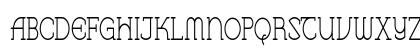 Centerfield Condensed Regular Uppercase Preview