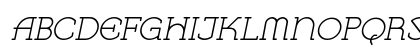Centerfield Italic Uppercase Preview