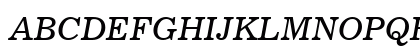 Century731 BT Italic Uppercase Preview
