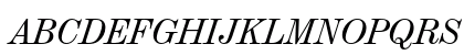Century 725 Italic Preview