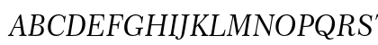 Century 751 Italic Uppercase Preview