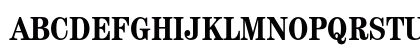 ITC Century Bold Condensed Uppercase Preview