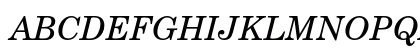 Century Schoolbook Italic Preview