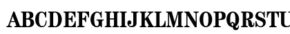 ITC Century Std Bold Condensed Uppercase Preview