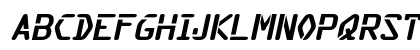Cerelon Bold Italic Uppercase Preview