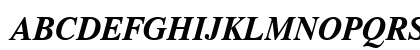 CG Times Bold Italic Uppercase Preview