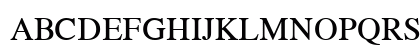 CG Times Regular Uppercase Preview