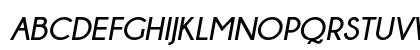 Champagne &amp; Limousines Bold Italic Uppercase Preview
