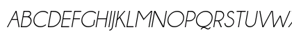 Champagne &amp; Limousines Italic Uppercase Preview
