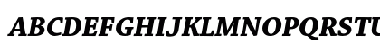 Chaparral Pro Bold Italic Subhead Preview