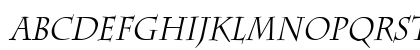 Chaz-Condensed Italic Uppercase Preview