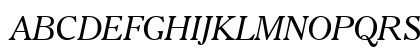 CheltenhamBT Italic Preview
