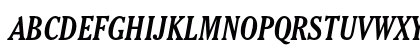Cheltenham Bold Condensed Italic Uppercase Preview