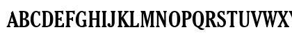 Cheltenhm BdCn BT Bold Uppercase Preview