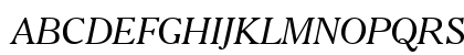 Cheltenhm BT Italic Uppercase Preview