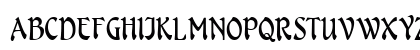 Cheshire Regular Uppercase Preview