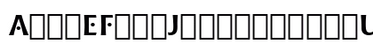 Chianti Alt BT Bold Alternate Uppercase Preview