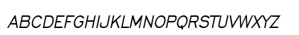 Chisel-Condensed Italic Uppercase Preview