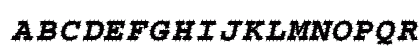 Chisel-Spiked Italic Preview