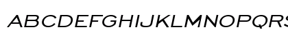 Chisel-Wide Italic Uppercase Preview