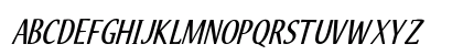 Churchill Condensed Bold Italic Preview