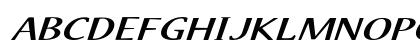 Churchill Expanded Bold Italic Uppercase Preview
