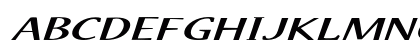 Churchill Extra-expanded Bold Italic Preview