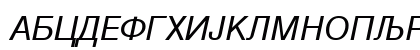 Cir Swiss Italic Uppercase Preview