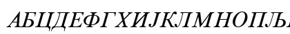 Cir Times_New_Roman Italic Uppercase Preview