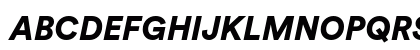 Circular Black Italic Uppercase Preview