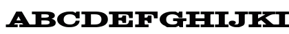Clare Extended Bold Uppercase Preview