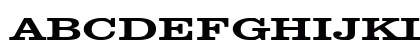 Clare Extended Normal Uppercase Preview