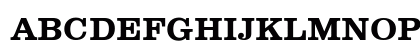 Clarendon Regular Uppercase Preview