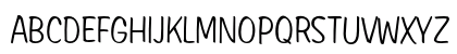 ClarkOptiLight Regular Uppercase Preview