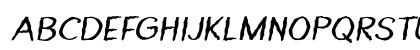 Clawesome Bold Italic Uppercase Preview