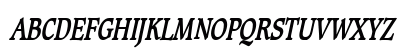 Clayton Thin Bold Italic Uppercase Preview