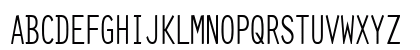 Clean-Condensed Normal Uppercase Preview