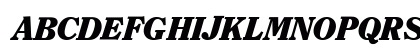 Clearface ITC BQ Black Italic Preview