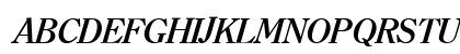 Clearface ITC BQ Bold Italic Uppercase Preview