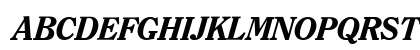 Clearface ITC BQ Heavy Italic Preview