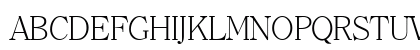 ClearlyRomanLight normal Uppercase Preview