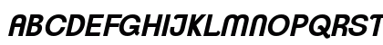 ClementePDal SemiBoldItalic Uppercase Preview