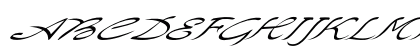 Cloverleaf Extra-expanded Italic Preview