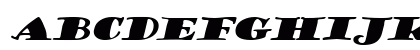 CoffeeSackExtended Italic Uppercase Preview