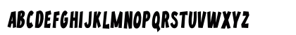 Comic Text Condensed Regular Uppercase Preview