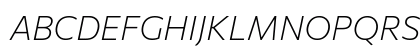 Commissioner ExtraLight Italic Preview
